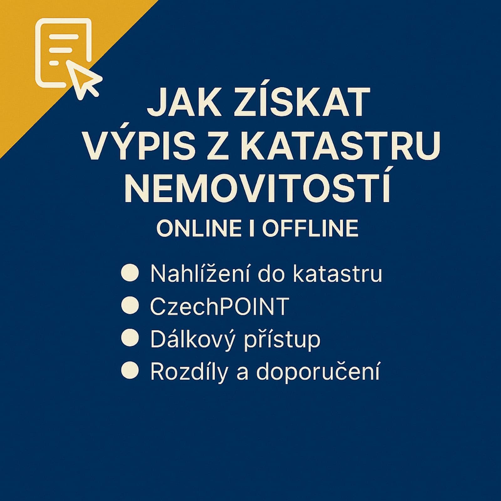 Jak získat výpis z katastru nemovitostí online i offline – průvodce pro laiky