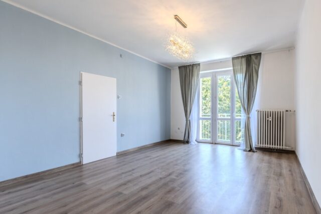 Obývací pokoj vizualizace - prodej bytu Sokolovská Praha 8