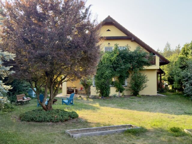 Pohled na dům ze zahrady Pohled na dům ze zahrady